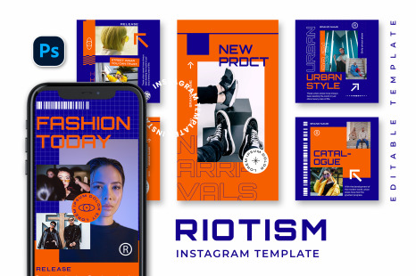 Riotism Instagram Template