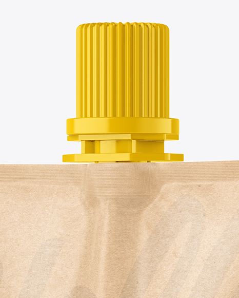 Kraft Paper Doy Pack Mockup PSD #1