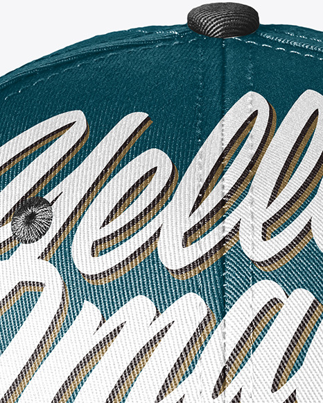 Snapback Cap Mockup PSD #6