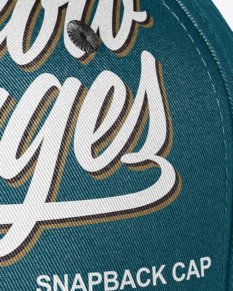 Snapback Cap Mockup PSD #7