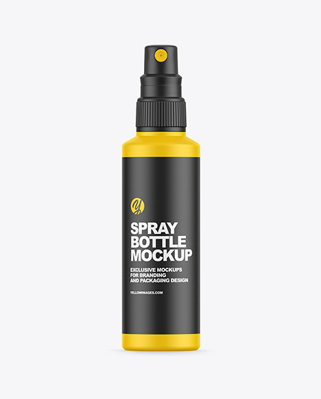 Mist Spray Bottle Mockup