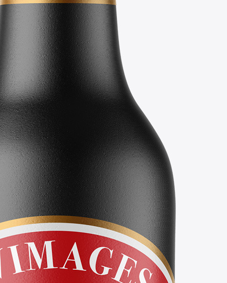 Ceramic Beer Bottle Mockup PSD #1