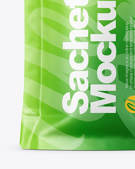 Matte Sachet Mockup PSD #1