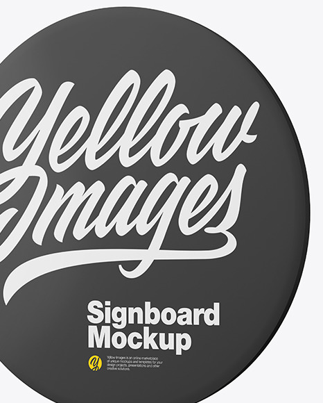 Signboard Mockup PSD #4