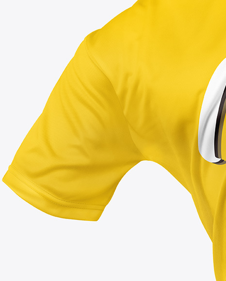 T Shirt V neck Mockup   Front View PSD #1