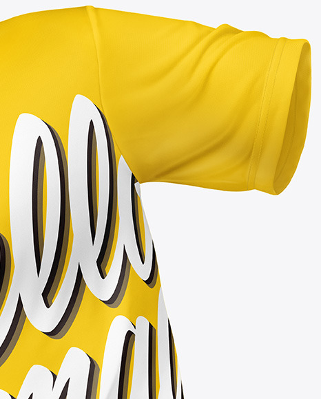 T Shirt V neck Mockup   Front View PSD #6