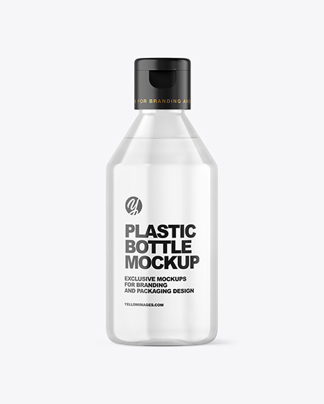 Clear Cosmetic Bottle Mockup PSD #2