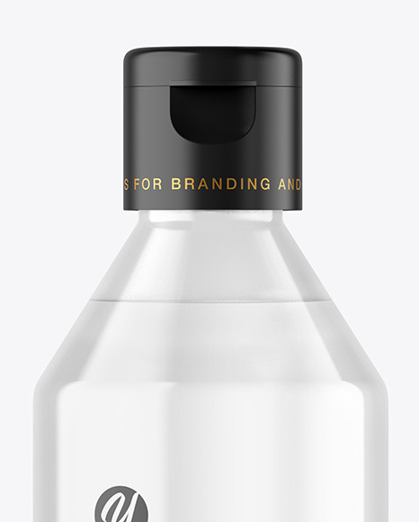 Clear Cosmetic Bottle Mockup PSD #1