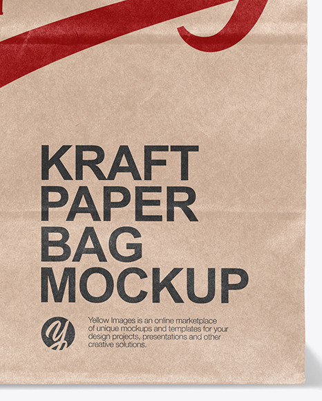 Kraft Paper Shopping Bag Mockup PSD #7