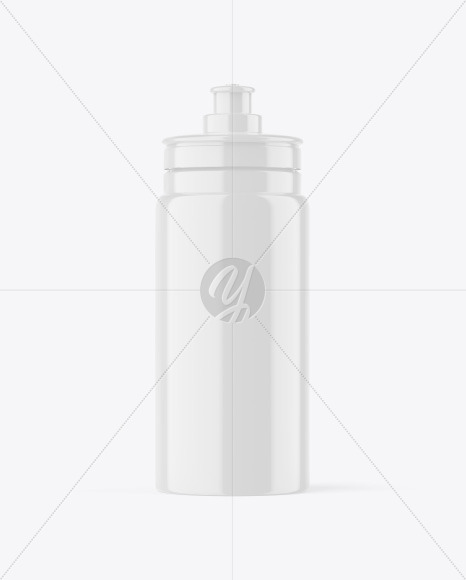 New Free Mockups – Glossy Plastic Sport Bottle Mockup – Download Now