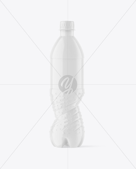 Glossy Plastic Bottle Mockup PSD #3