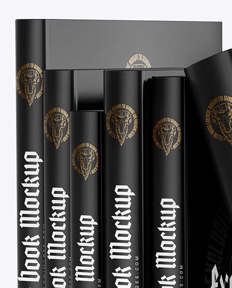 Hardcover Books Mockup PSD #1