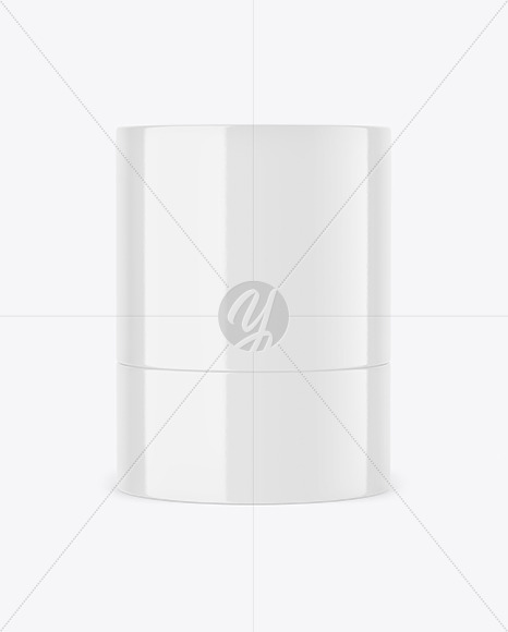 Glossy Paper Tube Mockup PSD #3