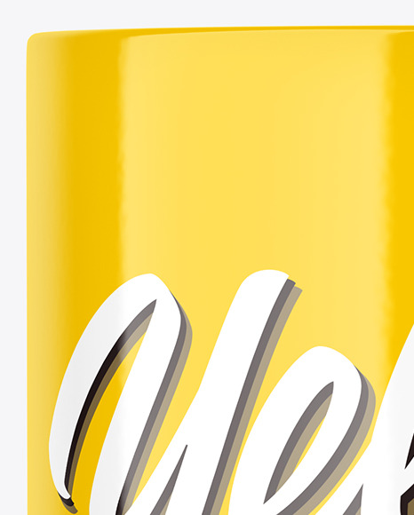 Glossy Paper Tube Mockup PSD #2