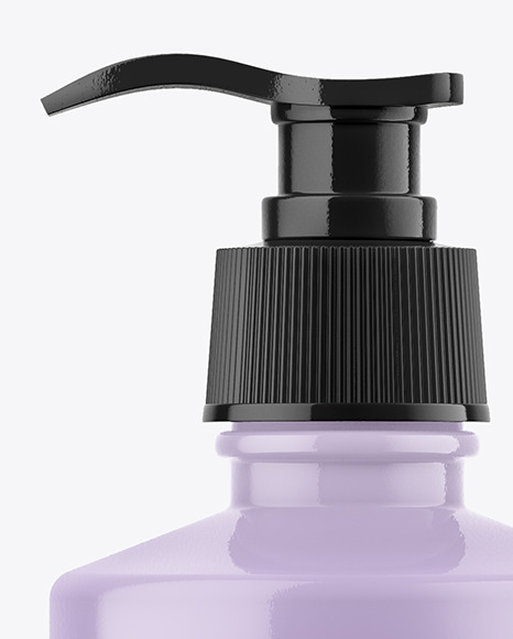 Glossy Plastic Bottle Mockup PSD #1