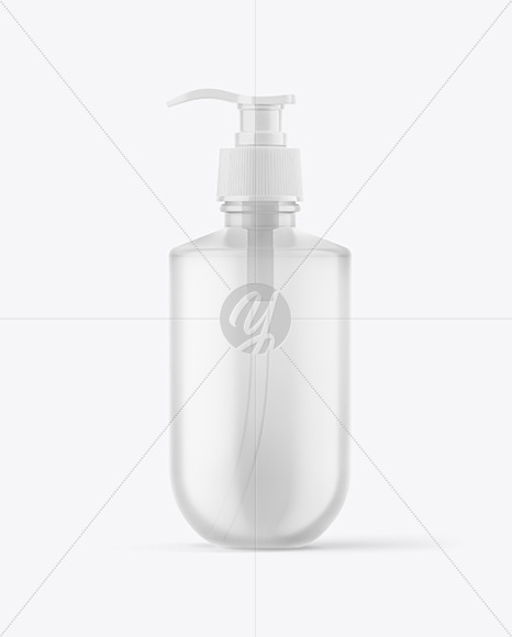 Frosted Glass Bottle Mockup PSD #1