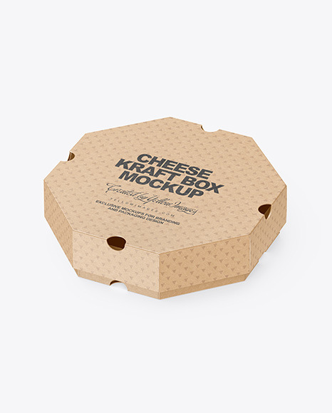 Kraft Cheese Box Mockup