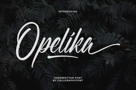 Opelika Calligraphy Font