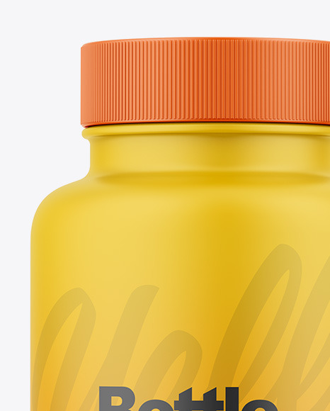 Matte Bottle Mockup PSD #2