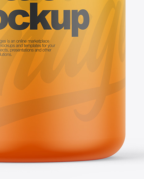Matte Bottle Mockup PSD #1