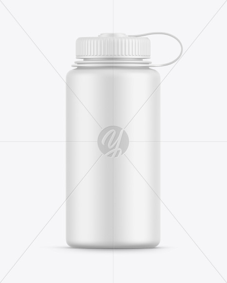 Matte Sports Bottle Mockup PSD #3