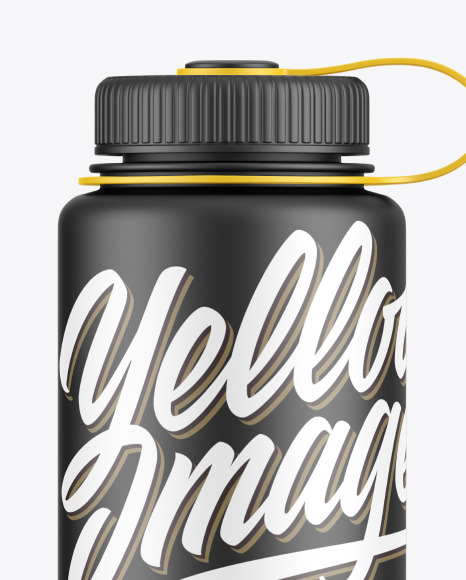 Matte Sports Bottle Mockup PSD #2