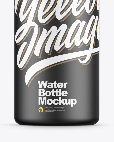 Matte Sports Bottle Mockup PSD #1