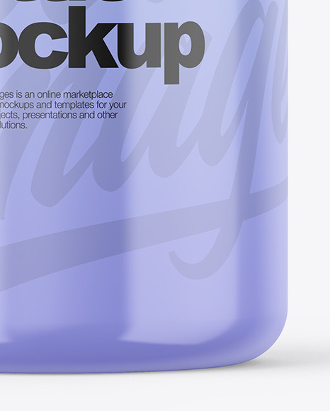 Glossy Bottle Mockup PSD #1