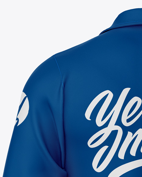 Worker Uniform (Coveralls) Mockup – Back View PSD #1