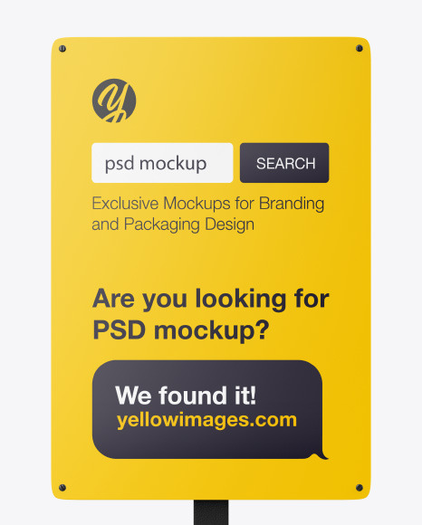 Promotional Advertising Stand Mockup PSD #2