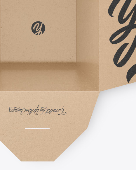 Kraft Noodles Box Mockup PSD #1