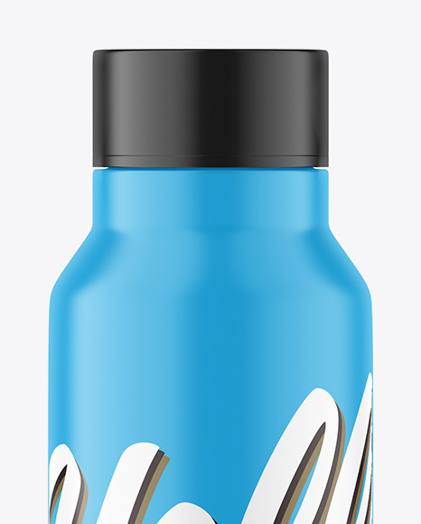 Matte Plastic Bottle Mockup PSD #2