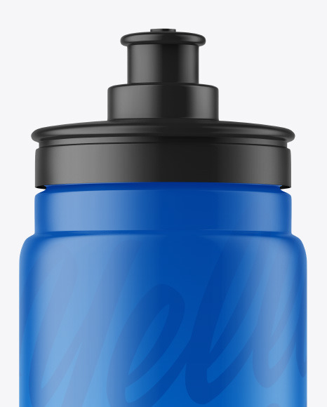 Matte Plastic Sport Bottle Mockup PSD #2