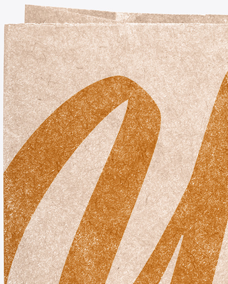 Kraft Paper Shopping Bag Mockup PSD #3