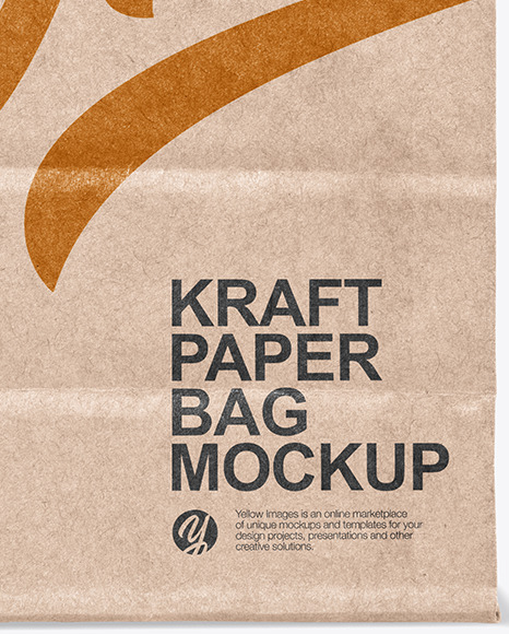 Kraft Paper Shopping Bag Mockup PSD #6