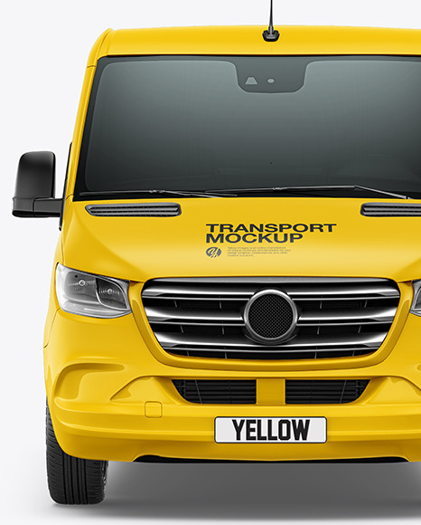 Panel Van Mockup - Front View