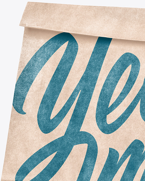 Kraft Paper Shopping Bag Mockup PSD #3