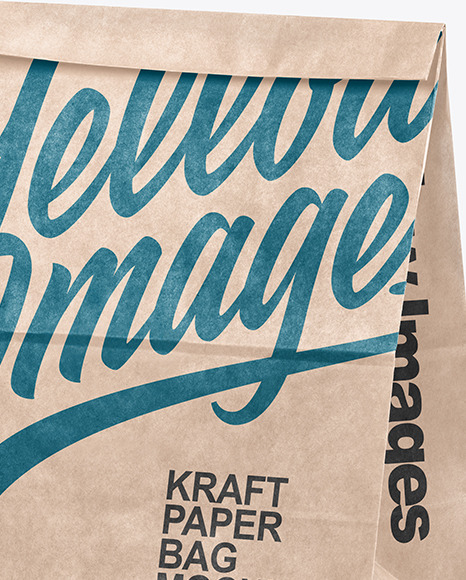 Kraft Paper Shopping Bag Mockup PSD #5