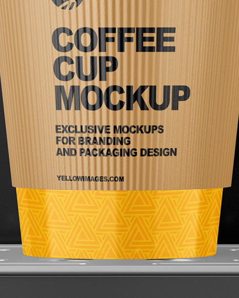 Glossy Coffee Cup with Holder and Cofee Machine Mockup PSD #7