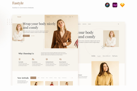 Fastyle - Simple Elegant Fashion E-Commerce Website