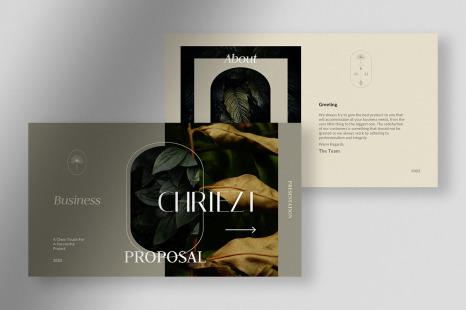 Chriezt - Clean Business Proposal Presentation