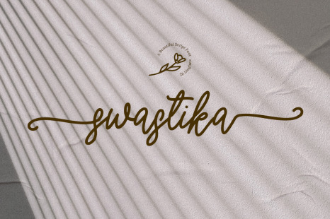 Swastika - A beautiful Script Font