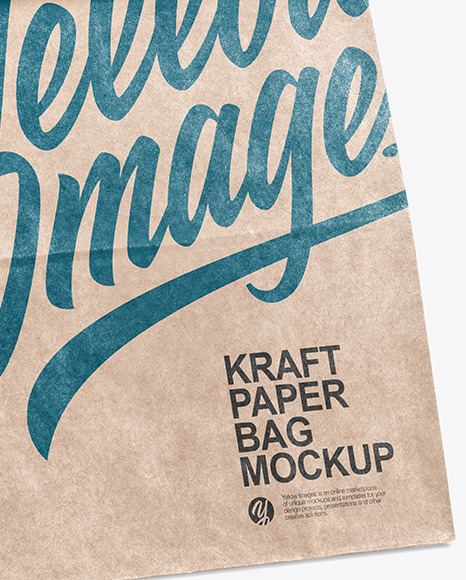 Kraft Paper Shopping Bag Mockup PSD #5