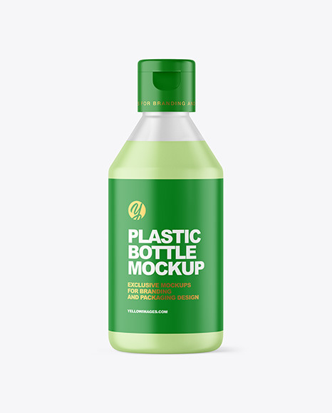 Frosted Liquid Soap Cosmetic Bottle Mockup PSD #2