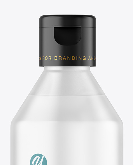Frosted Cosmetic Bottle Mockup PSD #1