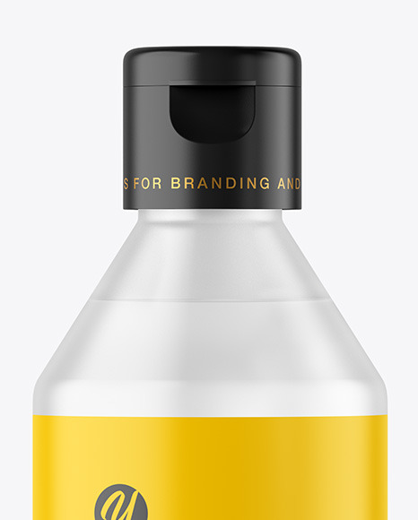Frosted Cosmetic Bottle Mockup PSD #6