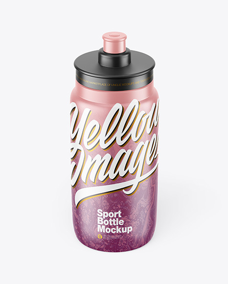 Matte Sport Bottle Mockup PSD #2