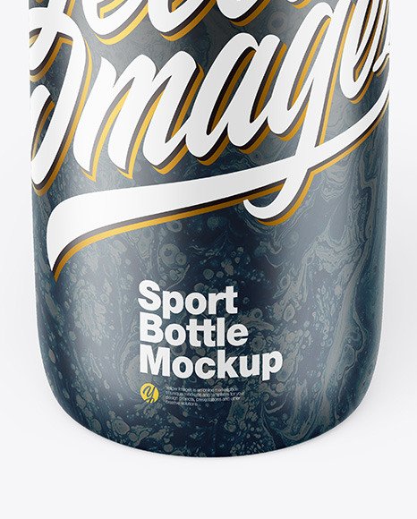 Matte Sport Bottle Mockup PSD #6