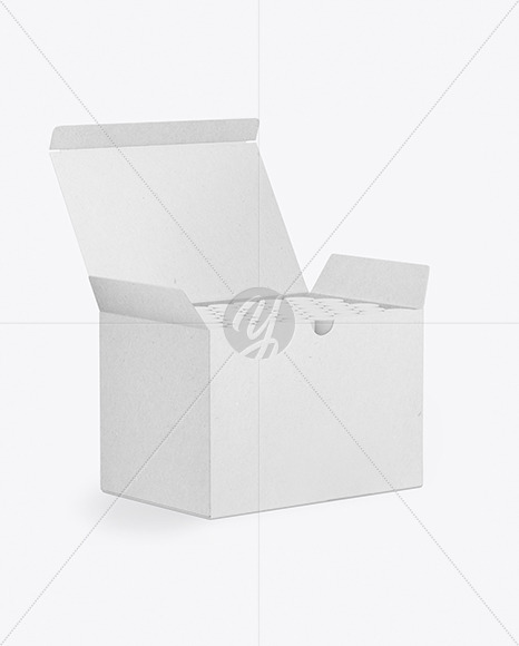 Kraft Paper Box with Crayons Mockup PSD #3