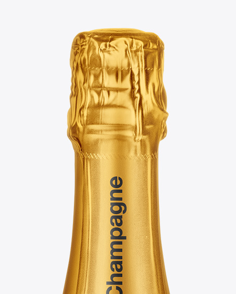 Dark Glass Champagne Bottle Mockup bottle 91151